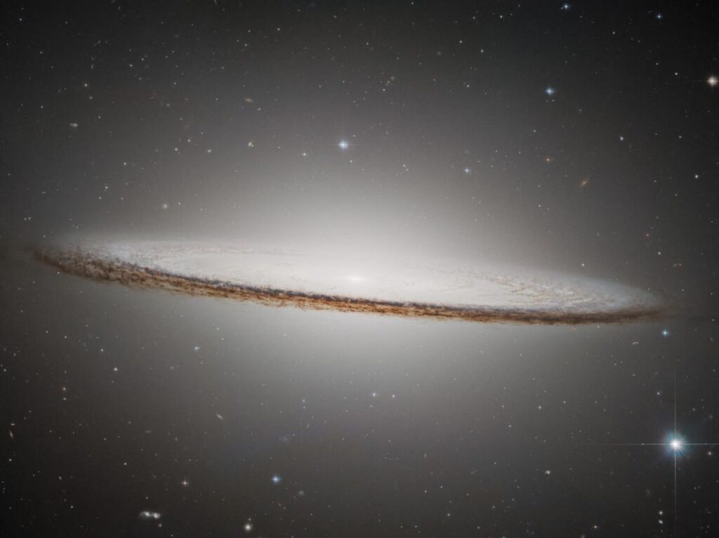 L’intrigante galaxie du Sombrero se dévoile, à l’occasion des 35 ans du télescope Hubble