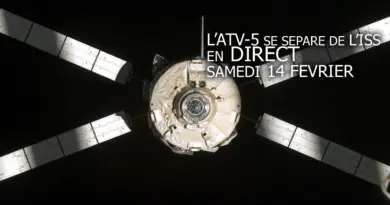 Direct : l’ATV-5 se sépare de l’ISS