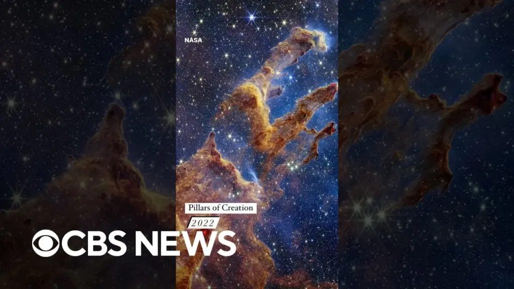 James Webb Space Telescope reveals « Pillars of Creation » in stunning new detail #shorts