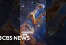 James Webb Space Telescope reveals « Pillars of Creation » in stunning new detail #shorts