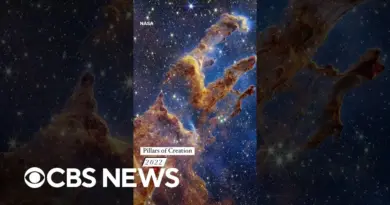 James Webb Space Telescope reveals « Pillars of Creation » in stunning new detail #shorts
