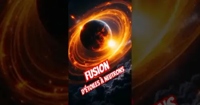 Quand deux étoiles morts fusionnent..Le chaos né d’un impact cosmique!