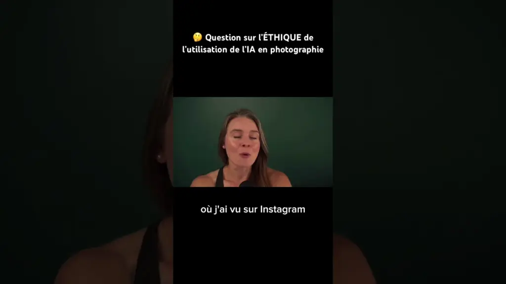 Question éthique sur l’IA en photographie #photo #ia #ethique