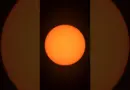 The Sun through a Seestar S50 telescope #sun #seestar #telescope