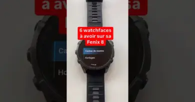 6 watchfaces à avoir sur sa Fenix 8, pour 6 styles différents. Quelle est votre préférée ?