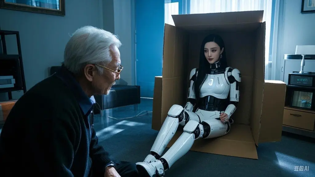 A Day with Robots Accompanying the Elderly.