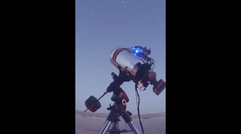 A clear night of astrophotography in the Israeli desert