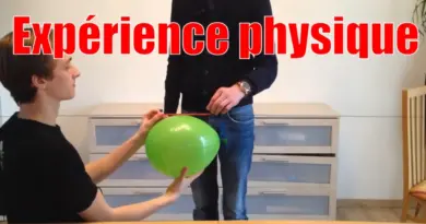 Action réaction – expérience physique #science