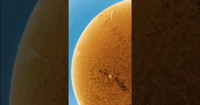 Aiming my telescope at the Sun!