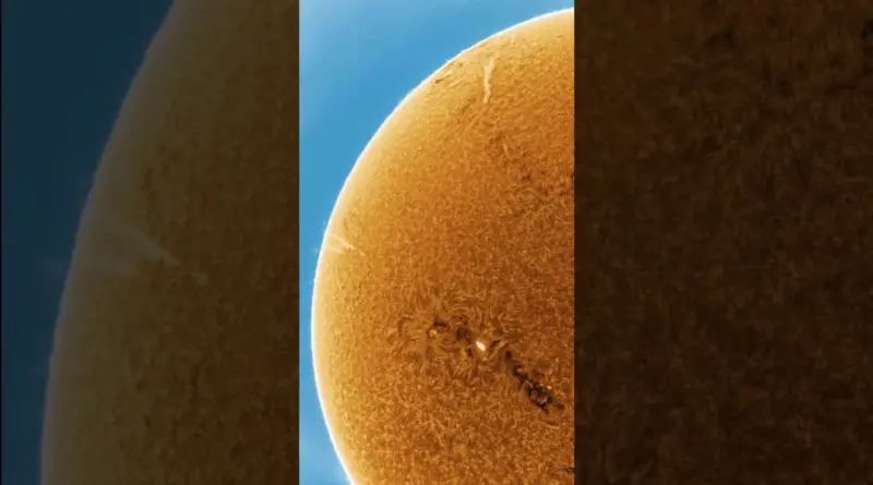 Aiming my telescope at the Sun!