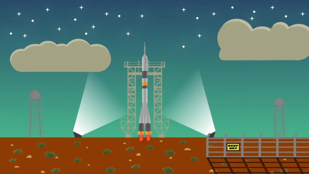 Animation vfx 2D – décollage d’une fusée
