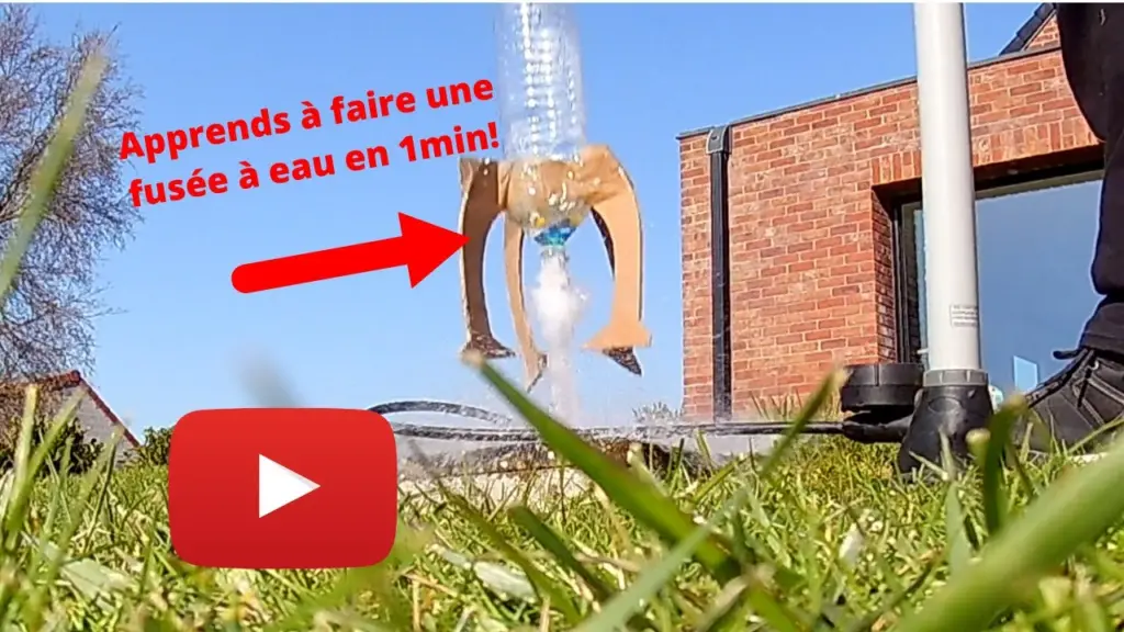Apprends à faire une fusée à eau en 1 minute! Tuto Confiné #1
