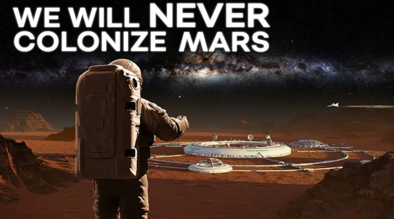 Believe Me, We Earthlings Will Never Colonize Mars!