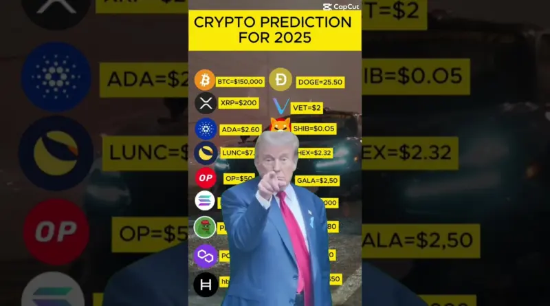 Best crypto prediction 2025 & best crypto to invest in 2025 #bitcoin #cryptopredictions #news
