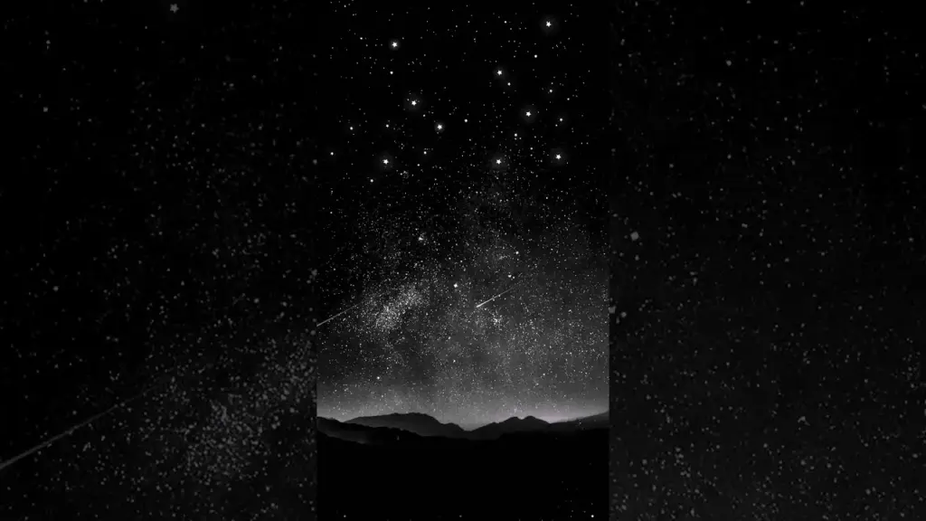 Black simple HD meteor space Animated