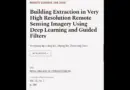 Building Extraction in Very High Resolution Remote Sensing Imagery Using Deep Learnin… | RTCL.TV