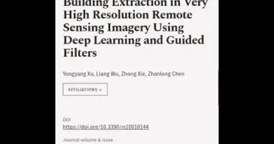 Building Extraction in Very High Resolution Remote Sensing Imagery Using Deep Learnin… | RTCL.TV