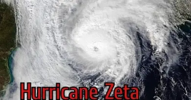 Category 3 Hurricane Zeta Life cycle [Satellite Imagery]