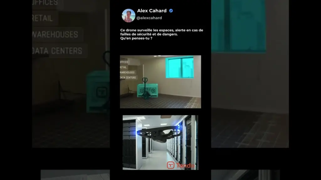 Ce drone de surveillance est impressionnant 😱