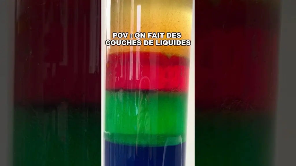 Comment Superposer des Liquides ? Expérience Densité pour Enfants