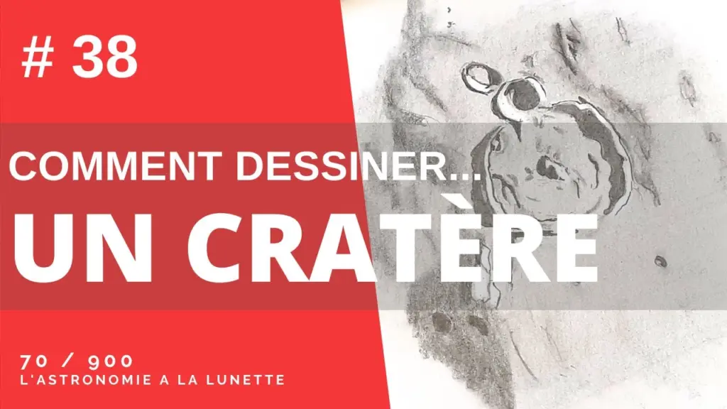 Comment dessiner un cratère lunaire