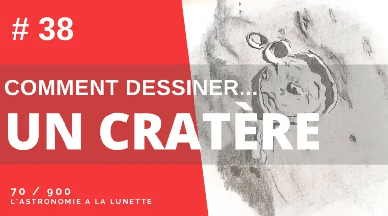 Comment dessiner un cratère lunaire