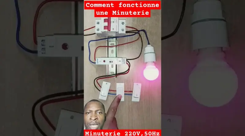 Comment fonctionne une minuterie dans une installation électrique de bâtiment #electrical  #shorts