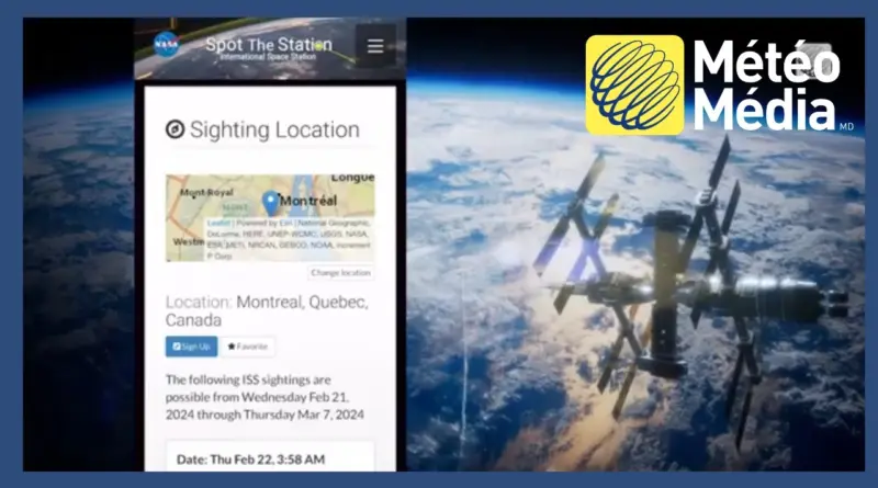 Comment voir la Station spatiale internationale de chez soi ?