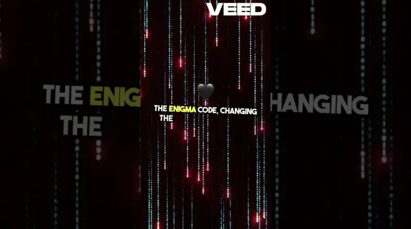 Cracking the Code: The Enigma Machine and WWII Code-Breaking 🕵️‍♂️ | #enigma  #codebreaking