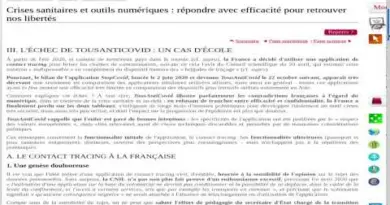 Crises sanitaires et outils numériques : répondre avec efficacité pour retrouver nos libertés