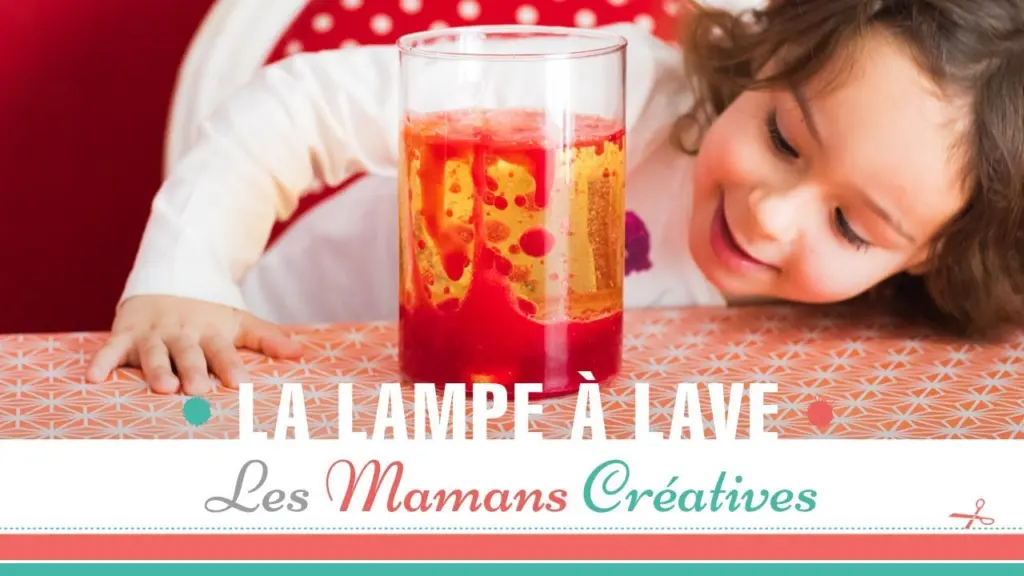 DIY / Expérience scientifique enfant – Créer une lampe à lave