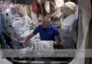 David Saint-Jacques et sa combinaison spatiale
