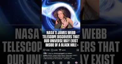 Did JWST discover evidence that we’re living inside a black hole?! #nasa #space #science #shorts