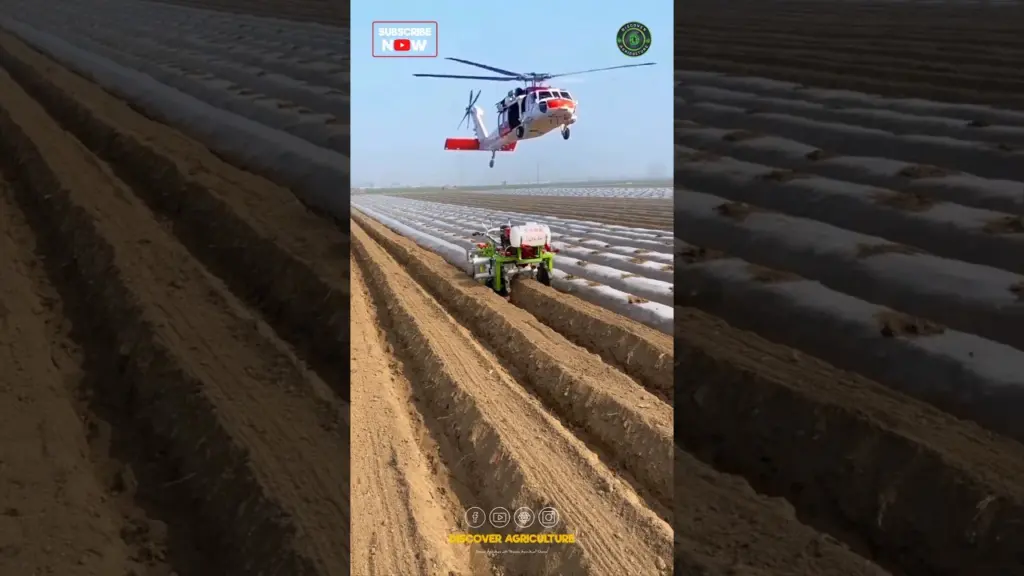 Driverless Agriculture Row Mulching Machine