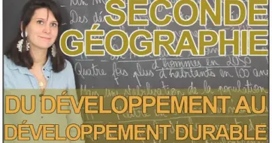 Du développement au développement durable – Géographie – Seconde – Les Bons Profs