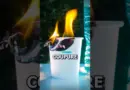 EXPÉRIENCE DU FEU AU GOBELET ! #science #apprendre #education #experience #eau #shorts