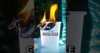 EXPÉRIENCE DU FEU AU GOBELET ! #science #apprendre #education #experience #eau #shorts