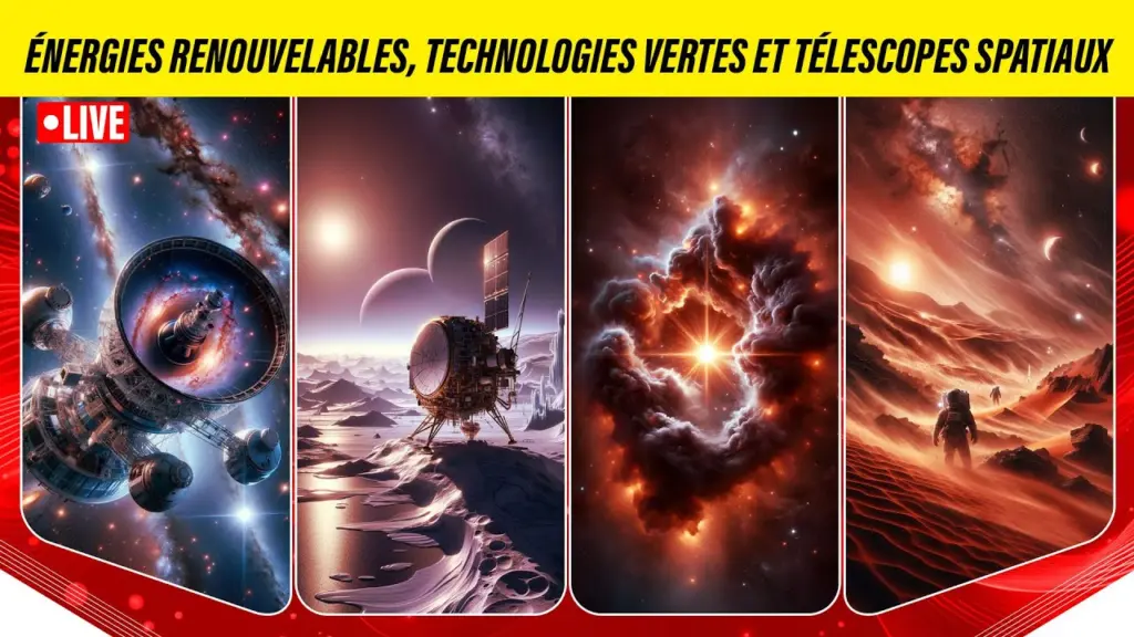 🔴Énergies renouvelables, technologies vertes et télescopes spatiaux | Live