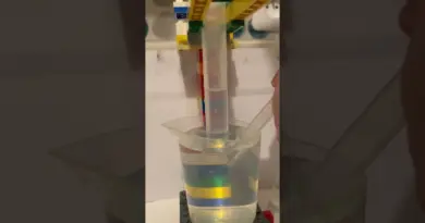 Expérience de physique par Victor – mesure du volume de gaz par déplacement d’eau