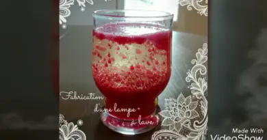 Expérience pour enfants⏺🔴 : Lampe à lave éphémère !