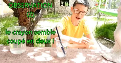 Expérience scientifique facile : La réfraction de la lumière # 5