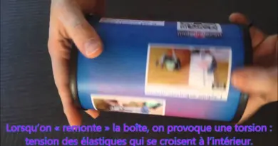 Expérience scientifique simple : Mise en boîte du moteur à élastique !