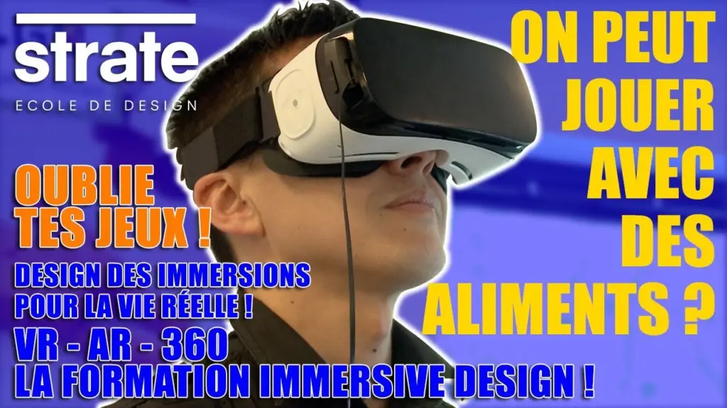 FORMATION RÉALITÉ VIRTUELLE – IL INVENTE UN JEU POUR QUE LES ENFANTS JOUENT AVEC DES ALIMENTS !