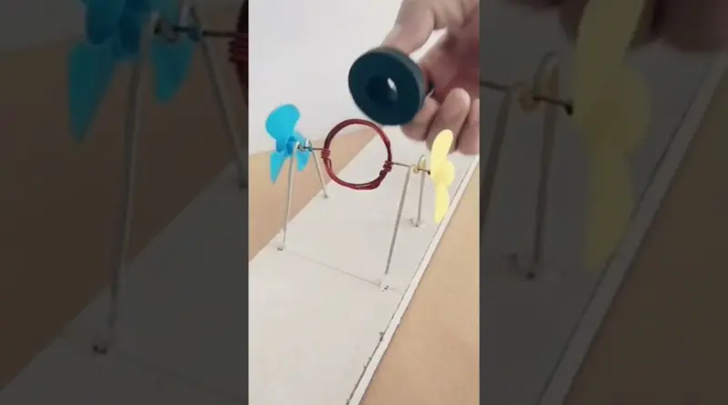 Fan Rotation coil by megantic field || Experiment witj magnet ||