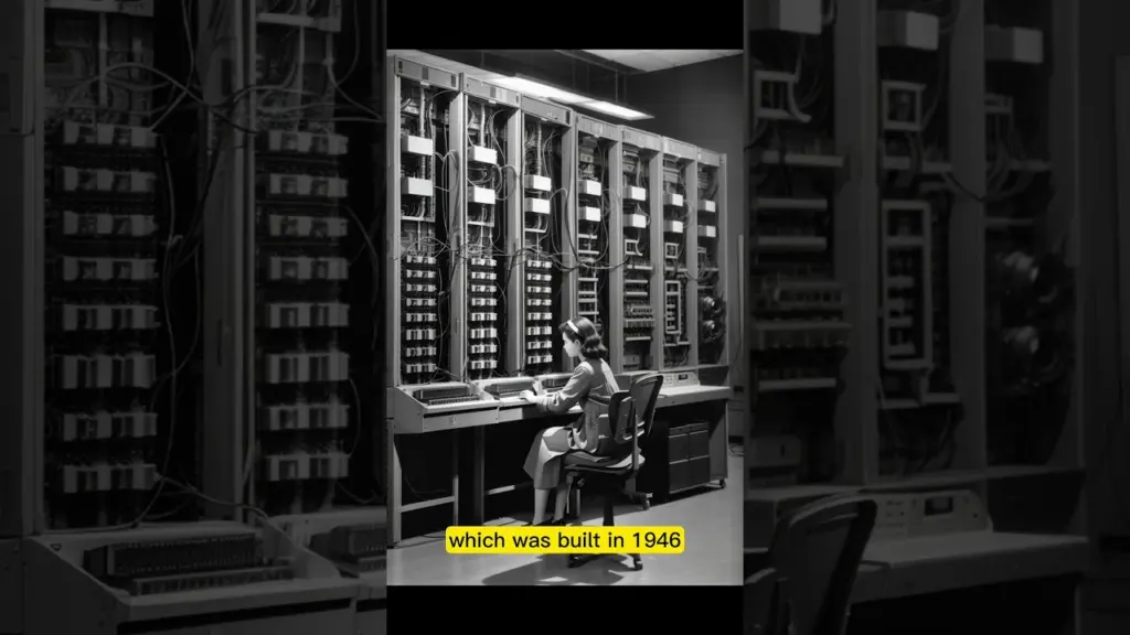 From Room to Revolution: The Colossal ENIAC – World’s First Computer (1946) #shorts