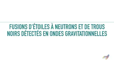 Fusion d’étoiles à neutrons et de trous noirs détectés en ondes gravitationnelles