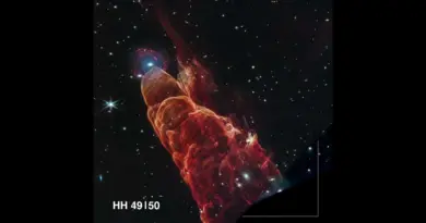 Herbig-Haro 49/50 — Spitzer to Webb Space Telescope Dissolve #shorts