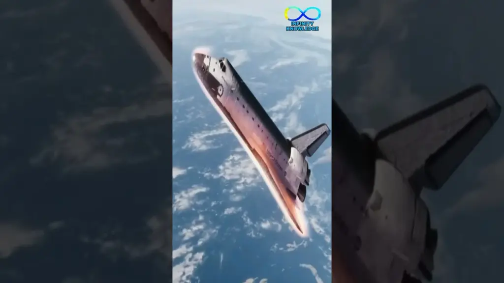 How Do Space Shuttles Survive Extreme Heat During Re-Entry | Space Shuttle | #shorts