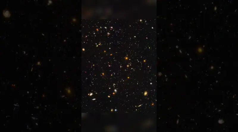 Hubble Ultra Deep Field, An Immense Magnitude of Cosmic Secrets, #shorts