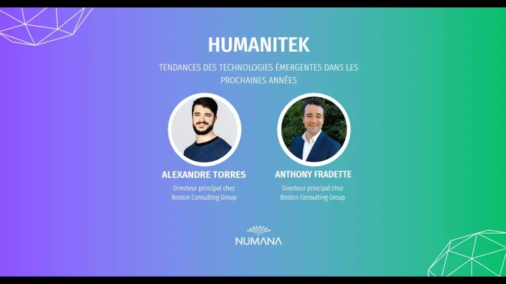 Humanitek 2023 – Tendances des technologies émergentes dans les prochaines années – BCG